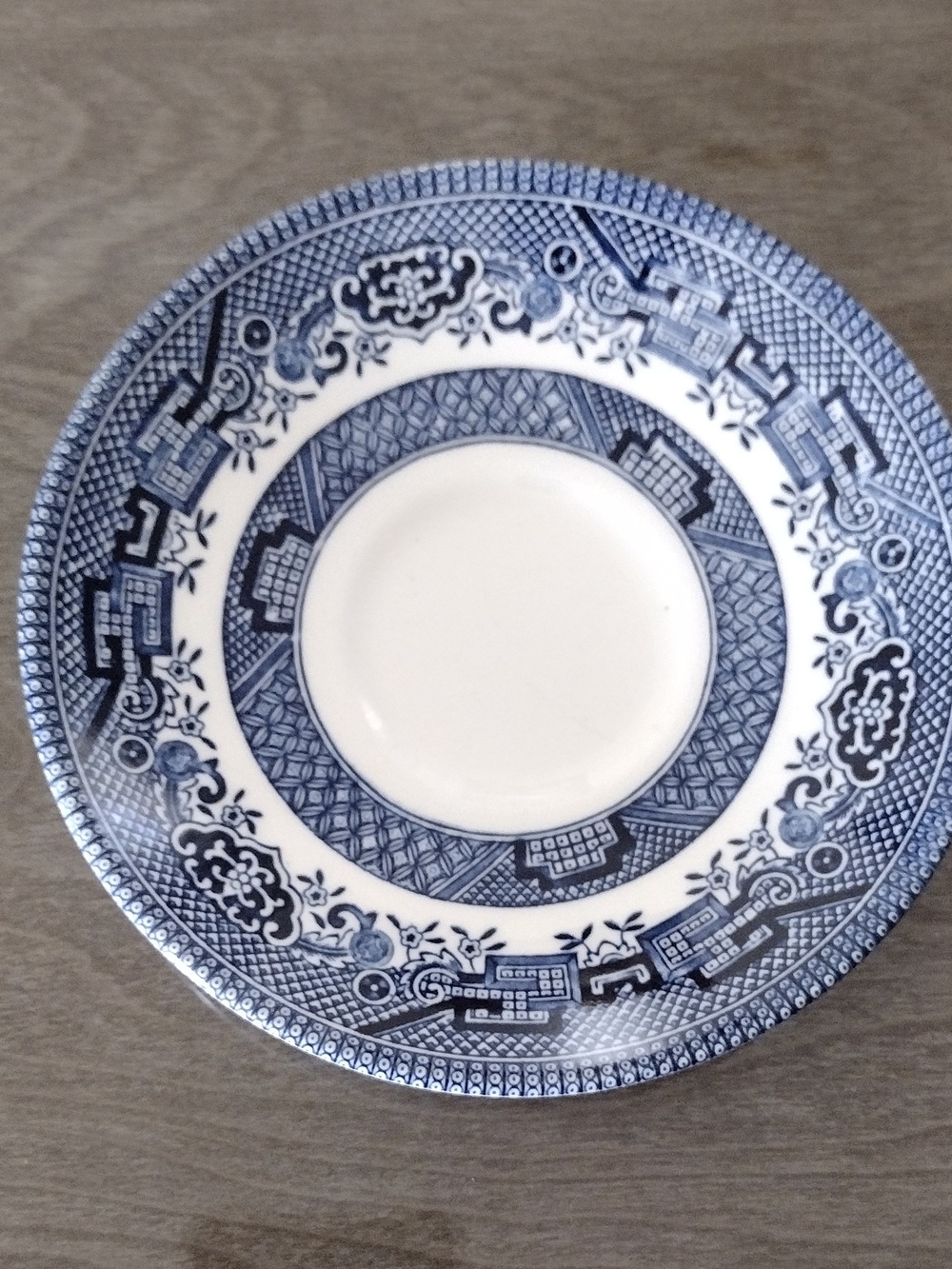 Classic Blue and White Porcelain Saucer